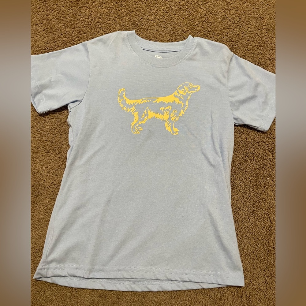 Shrimp & Grits Kids Boys Graphic Labrador Top